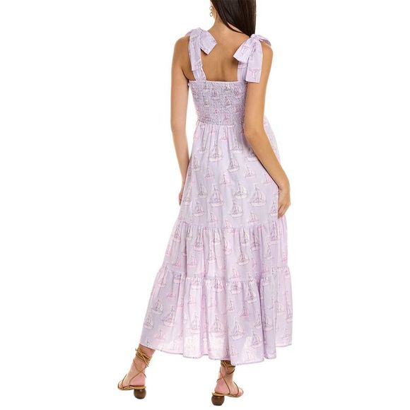 Kathleen Maeve Emma Linen-Blend Maxi Dress - Picture 2 of 3